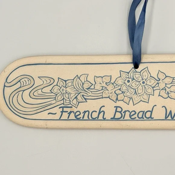 VTG 1991 Lyn Ulick French Bread Warmer Floral Ceramic Kitchen Wall Decor USA - Picture 2 of 6